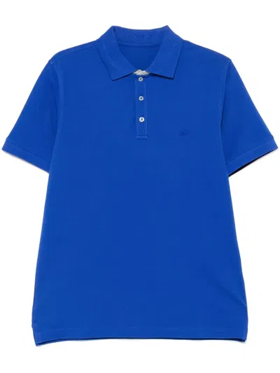 Fay Collar Polo Slits Short Sleeves