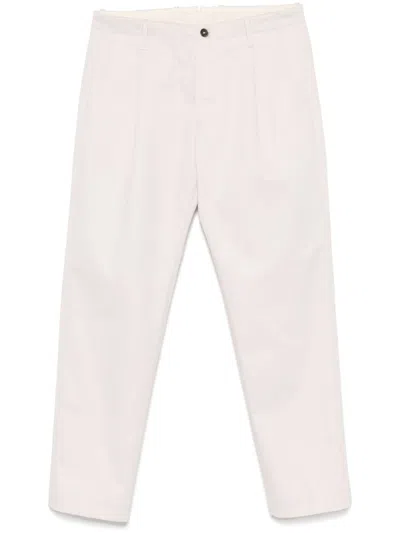 Nine In The Morning Light Beige Chino Pants With Functional Pockets