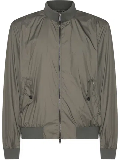 Add Dark Green Casual Jacket