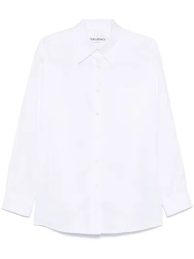 Our Legacy Collared Shirt With Buttoned Cuffs And Pocket