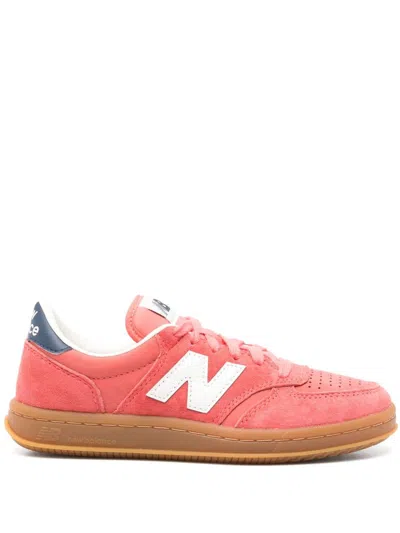 New Balance Perforated Toebox Sneakers With Contrast Heel Tab