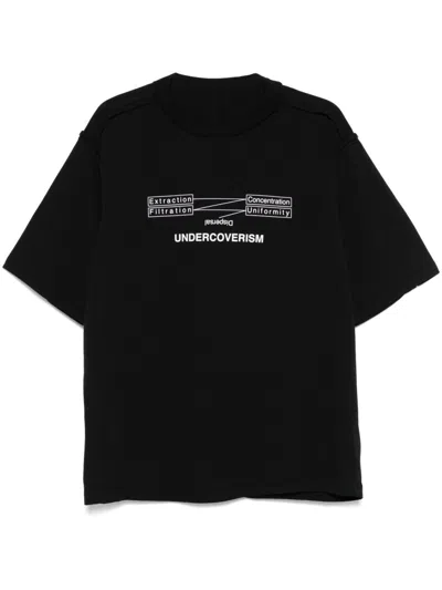 Undercover Graphic Print Black Crew Neck T-shirt