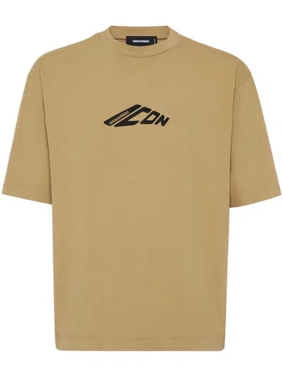 Dsquared2 Logo Cotton Crew Neck T-shirt