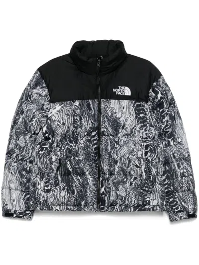 The North Face Mens 1996 Retro Nuptse High-neck Shell-down Jacket Black
