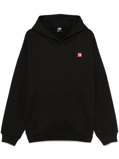 The North Face Black Axys Oversize Hoodie In Black