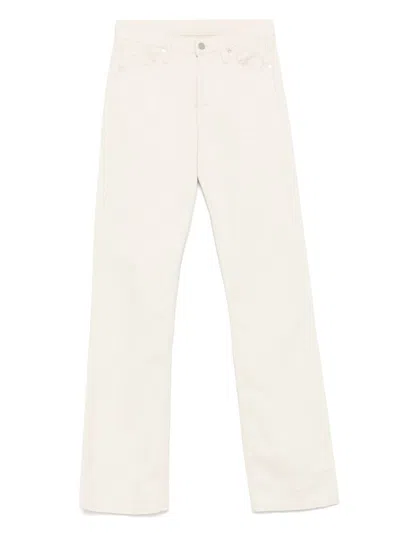Calvin Klein Relaxed Flare Linen Trousers