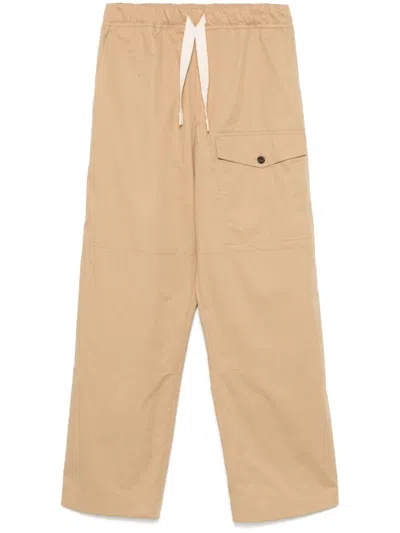 Dries Van Noten Cotton Trousers With Elastic Waistband And Pockets