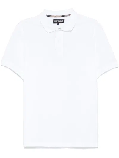Barbour Collared Checkered Polo Shirt With Short Sleeves