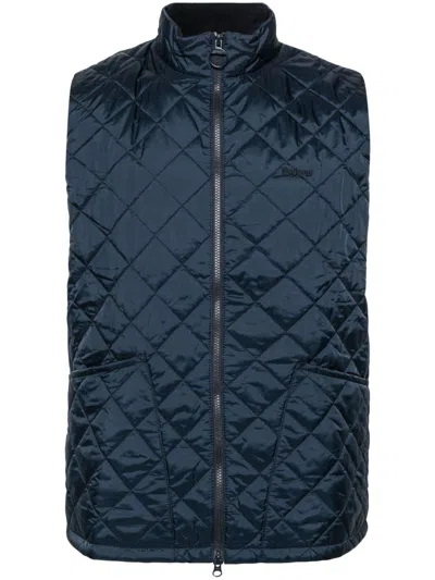 Barbour Quilted High Neck Sleeveless Vest With Pockets