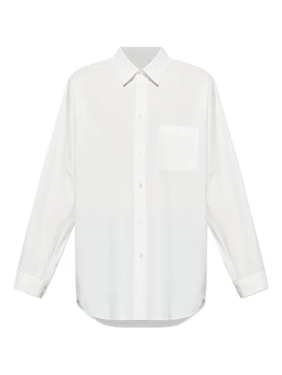 Issey Miyake Shirt With Spread Collar And Chest Patch Pocket