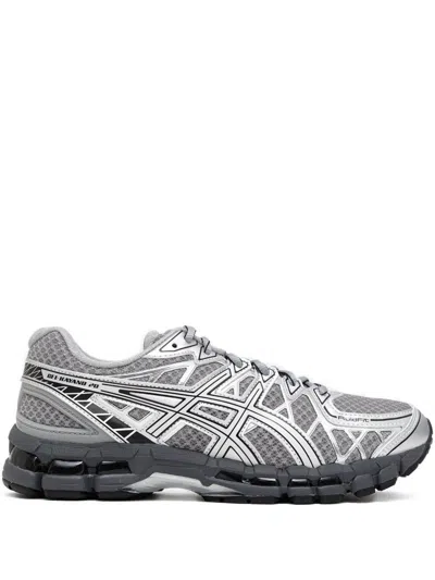 Asics Mens Gel-kayano 20 Mesh Low-top Trainers Gravel Pure Silver