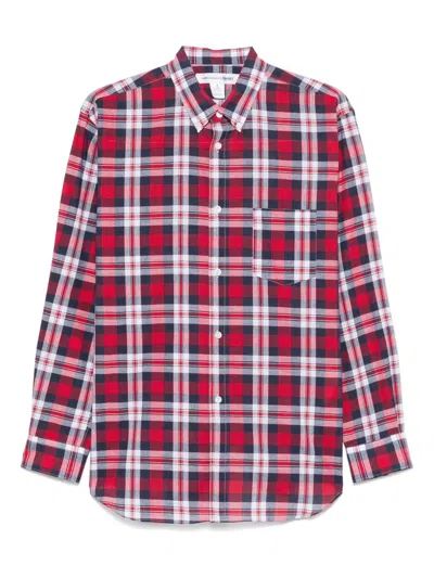 Comme Des Garçons Shirt Tartan Pattern Shirt
