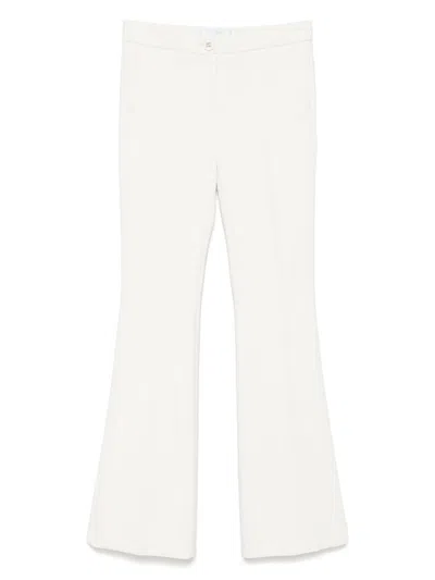 Blugirl Wide Leg Trousers With Button And Zip Fastening