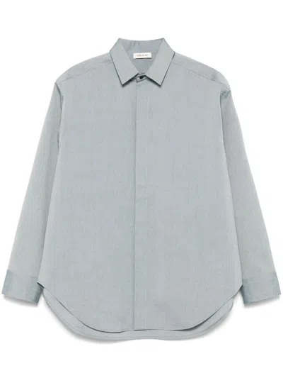 Fear Of God Melange Cotton And Wool Blend Shirt
