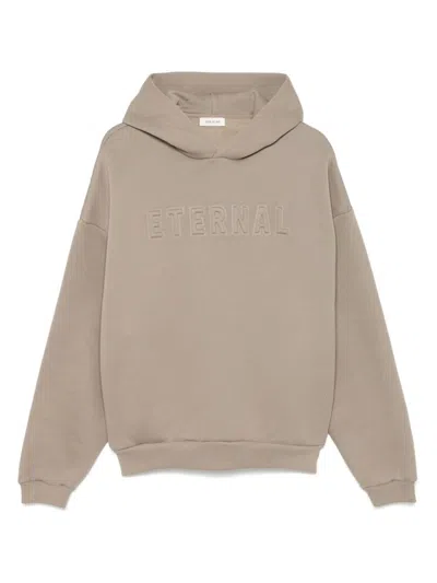 Fear Of God Oversized Hooded Sweatshirt With Ribbed Finish