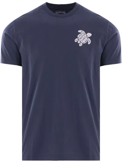 Vilebrequin Turtle Organic Cotton Embroidered T-shirt