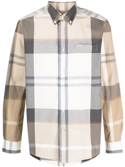 Barbour Tailored Shirt Featuring Plaid Pattern And Pockets