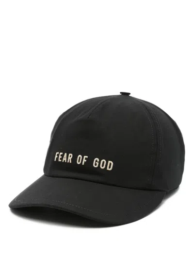 Fear Of God Six-panel Cap With Curved Peak