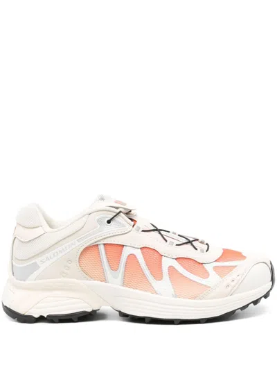 Salomon Whisperer Xt Mesh Panel Sneakers In Orange
