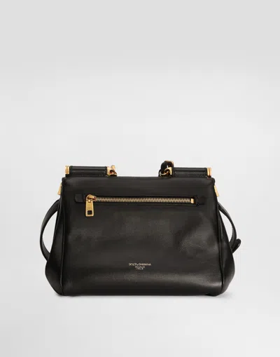 Dolce & Gabbana Dolce&gabbana Shoulder Bag My Sicily In Black Leather