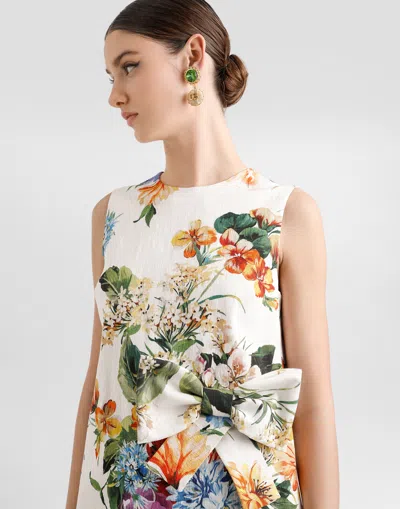 Dolce & Gabbana Dress Print Bouquet Flowers