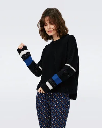 Diane Von Furstenberg Igraine Wool-blend Top