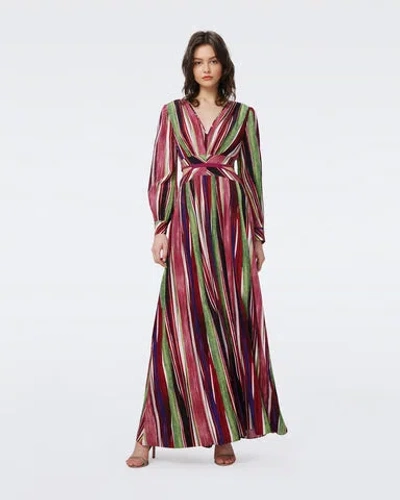 Diane Von Furstenberg Jenifer Maxi Dress In Pink