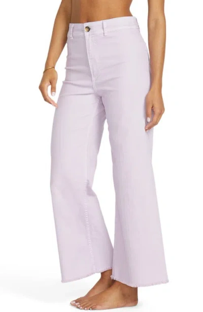 Billabong Free Fall Wide Leg Pant In Amethyst