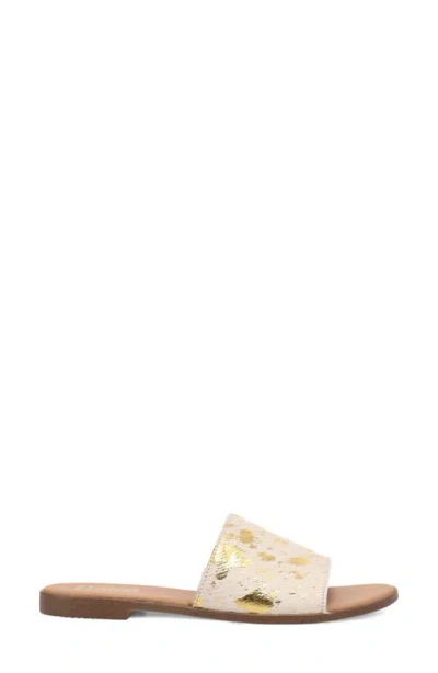 Dingo Moo Moo Genuine Calf Hair Slide Sandal