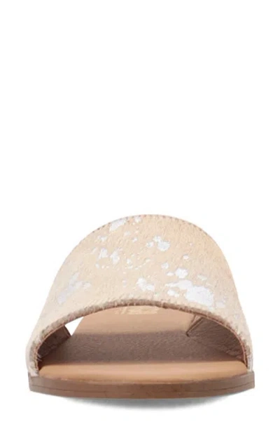 Dingo Moo Moo Genuine Calf Hair Slide Sandal