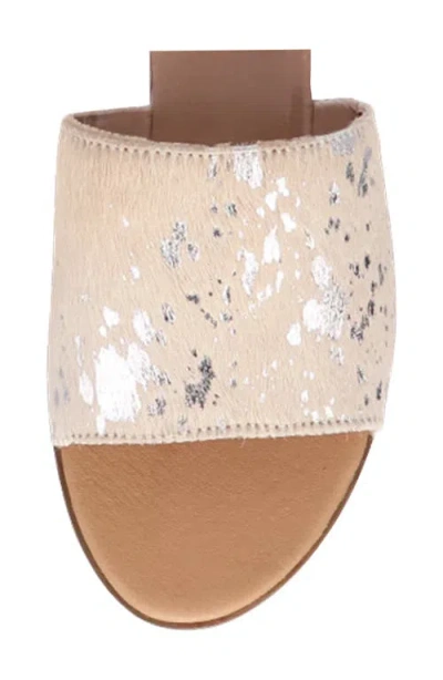 Dingo Moo Moo Genuine Calf Hair Slide Sandal