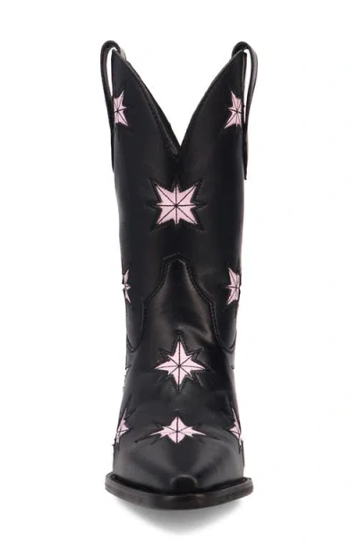 Dingo Womens Starburst Block Heel Cowboy Boots