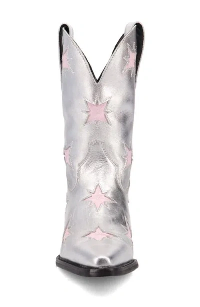 Dingo Womens Starburst Block Heel Cowboy Boots