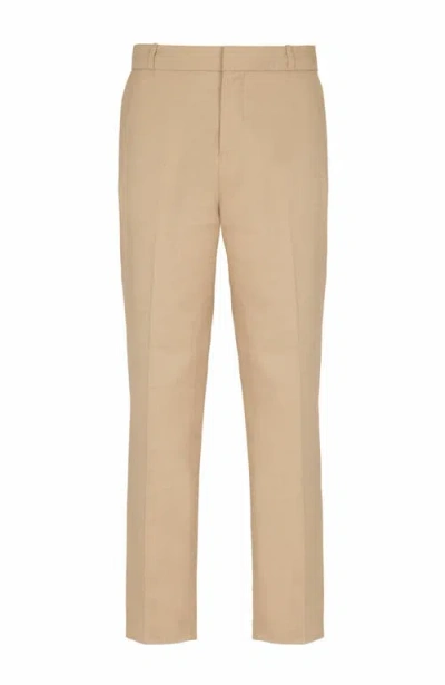 Balmain Straight-leg Tailored Canvas Trousers