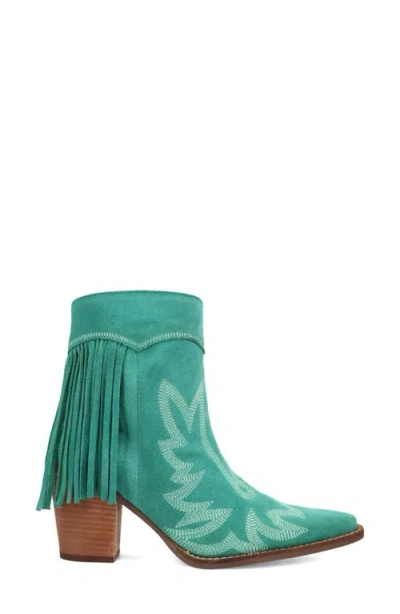 Dingo Womens Wild Sage Block Heel Cowboy Boots