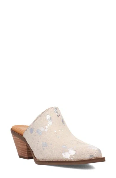 Dingo Cash Cow Womens Pointed Mules In Gray