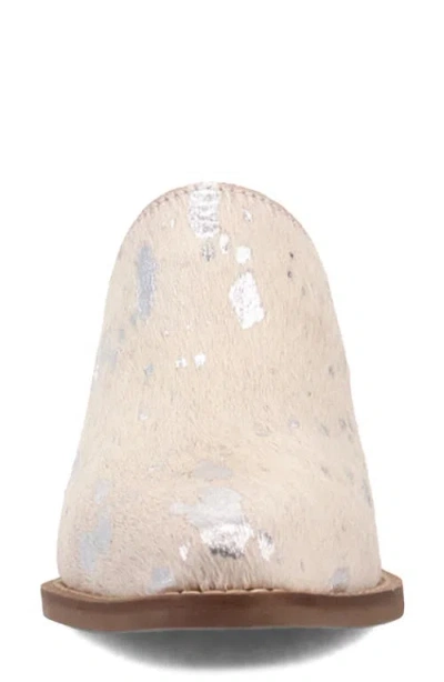 Dingo Cash Cow Womens Pointed Mules In Gray