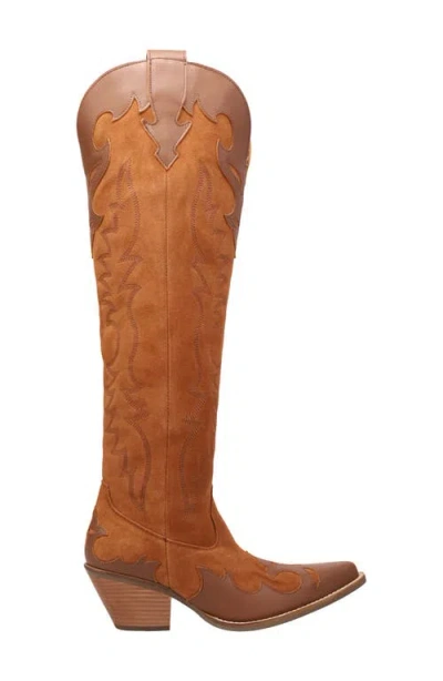 Dingo Womens Drama Queen Block Heel Cowboy Boots