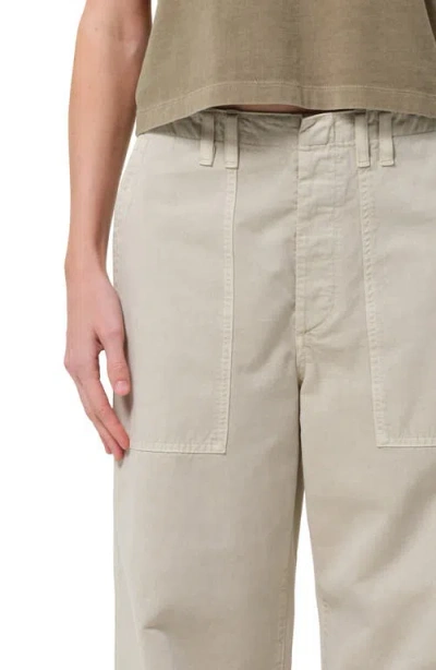 Agolde Sefton High-rise Barrel-leg Pants In Neutral