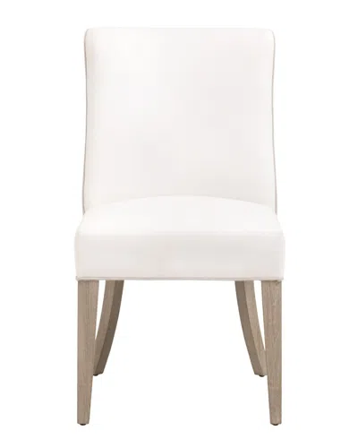 Essentials For Living Set Of 2 Duet Dining Chairs In White