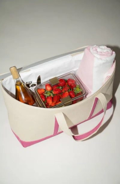 Modern Picnic Canvas Cooler Bag