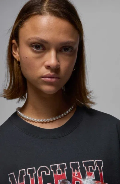 Jordan Oversize Mixtape Graphic T-shirt In Black