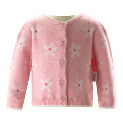 Rachel Riley Babies' Daisy Knit Cardigan & Leggings Set In Pink | ModeSens