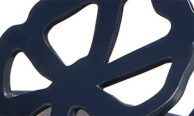 Stuart Weitzman Jasmine Patent Cutout Thong Sandals