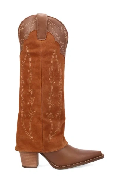 Dingo Womens Wild Fire Block Heel Cowboy Boots