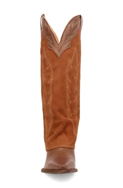 Dingo Womens Wild Fire Block Heel Cowboy Boots