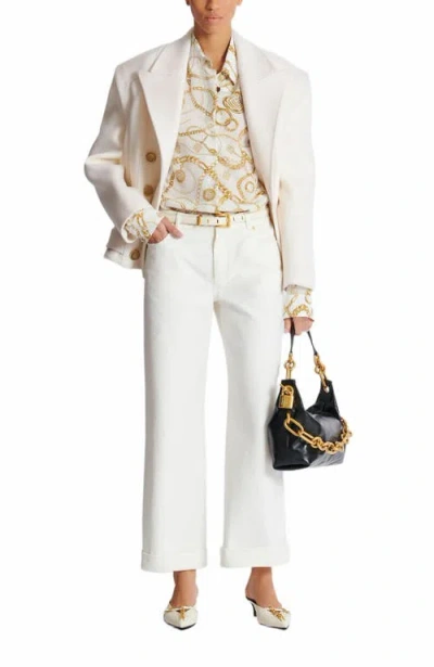 Balmain Plain Denim Straight-fit Jeans