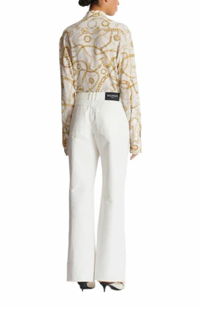 Balmain Plain Denim Straight-fit Jeans