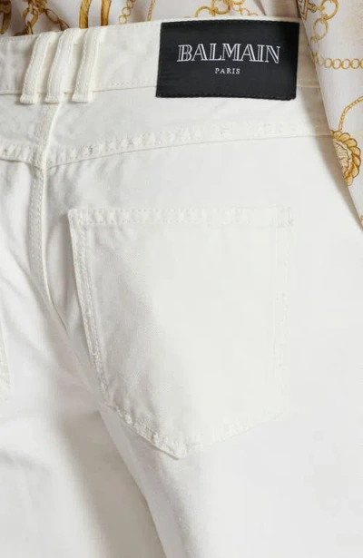 Balmain Plain Denim Straight-fit Jeans