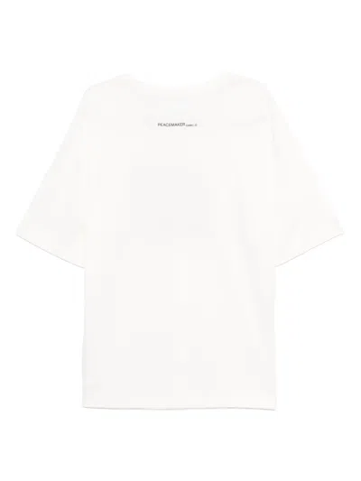 Peacemaker Oamc Graphic-printed T-shirt In White